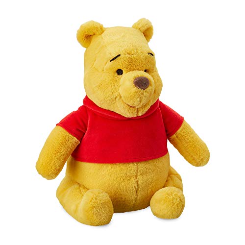 Disney Store Plüschtier Winnie Puuh, 30 cm, weiches Stofftier mit gestickten Details und ikonischem rotem T-Shirt, geeignet für alle Altersgruppen. von Disney Store