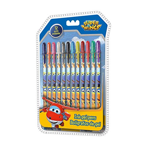 Disney Super Wings Gel-Stifte, Blisterverpackung, 12 Stück, WI17015 von Disney