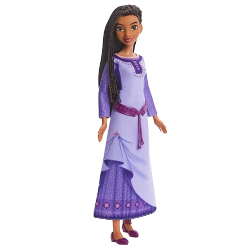 Disney Wish Die Kraft der Wünsche Asha Sängerin Sängerin Puppe mit Stern und Kleid, inspiriert vom Film, Spielzeug + 3 Jahre (HXJ19) von Disney