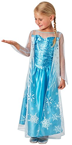 Rubie's 3620975 - Elsa Frozen Classic, Action Dress Ups und Zubehör, S (3-4Y) von Rubie's