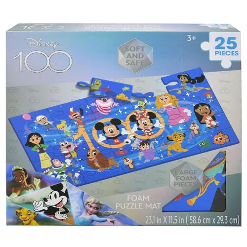 Disney 's 100th - 25 Stück Schaumstoff-Puzzlematte von Disney