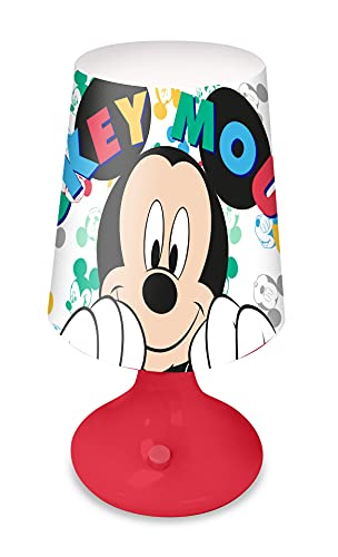 Disney tischlampe Mickey Mouse junior 9 x 18 cm rot/Weiss von Disney