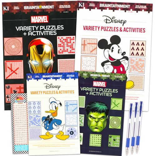Disney und Marvel-Puzzles und Aktivitäten für Teenager, Erwachsene – Bündel 4 Disney und Marvel-Wortsuch- und Malbücher sowie mehr | Wortsuch-Puzzle-Bücher für Erwachsene Disney und Marvel-Puzzles und Aktivitäten für Teenager, Erwachsene – Bündel 4 Disney und Marvel-Wortsuch- und Malbücher sowie mehr | Wortsuch-Puzzle-Bücher für Erwachsene von Disney