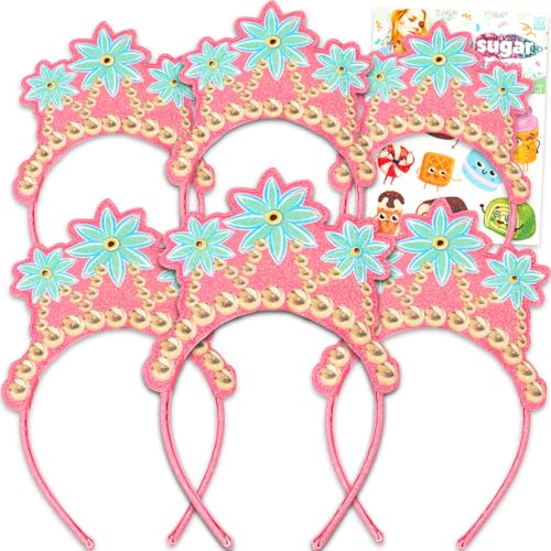 Fancy Nancy Haar-Accessoires-Set für Mädchen, Set mit 6 Stirnbändern für Kostümpartys und temporäre Tattoos, ausgefallene Nancy-Geburtstagsparty-Geschenke für Kinder Fancy Nancy Haar-Accessoires-Set für Mädchen, Set mit 6 Stirnbändern für Kostümpartys und temporäre Tattoos, ausgefallene Nancy-Geburtstagsparty-Geschenke für Kinder von Disney