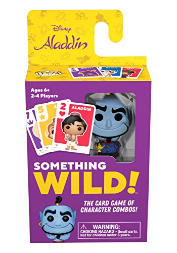 Funko 49357 Board Games 49357 Signature Something Wild Card Game-Aladdin, Multicolour von Disney