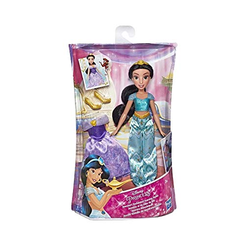 Hasbro Disney Prinzessinnen E4674ES0 Puppe Disney Princess DPR Jasmine W EXTRA Fashion, Multicolour von Disney