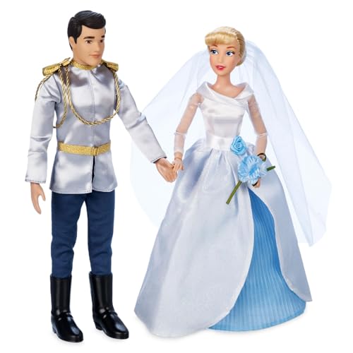 Hochzeits-Puppen-Set mit Aschenputtel- und Prinz-Charme von Disney