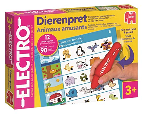 Jumbo 19560 Animal Elektro Wunderstift: Tierspaß Spiel, Weiß von Jumbo