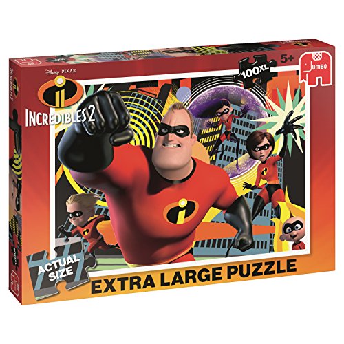 Disney 19689 The Incredibles 2 Puzzle, rot, XL von Disney