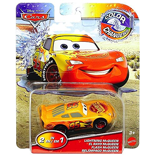 Lightning McQueen Disney Cars Farbwechsel, Maßstab 1:55 von Disney