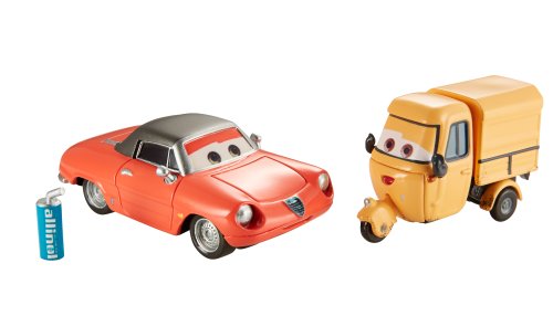 Mattel BDW81 - Disney Pixar Cars 2er Pack Shawn Krash und Sal Machiani von Disney