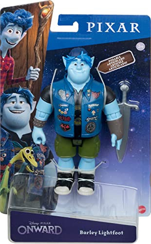 Mattel GMM16, Disney Pixar Onward Barley Lightfoot Actionfigur, 18 cm Spielzeug von Disney Pixar