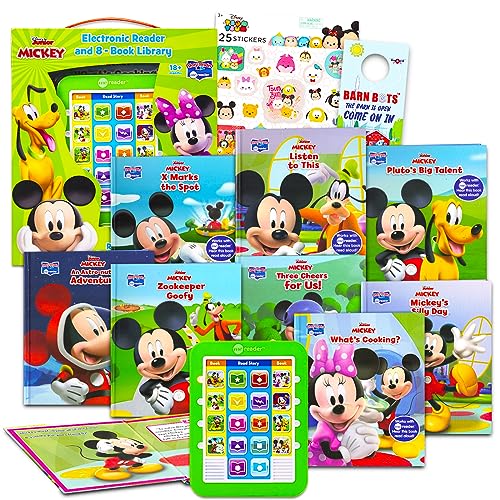 Mickey Mouse Me Reader 8 Buch-Bundle – Mickey Mouse Clubhouse Bücher für Kleinkinder, Kinder mit Mickey, Minnie, Donald und mehr mit Aufklebern | Mickey Learning Toys von Disney