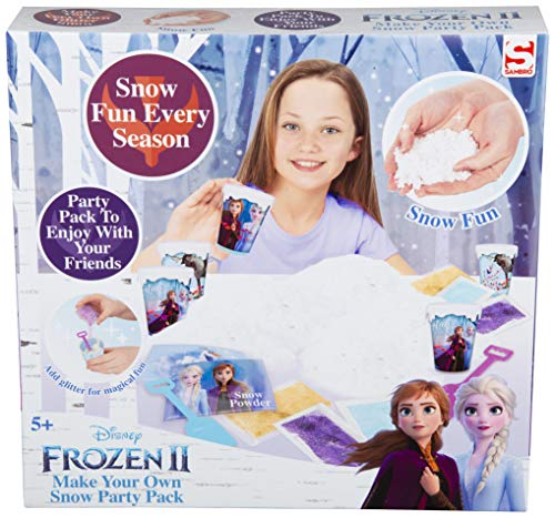 Sambro DFR2-4911 - Schnee zum selber Herstellen mit Glitzer, Disney Frozen II, Party Pack von Disney