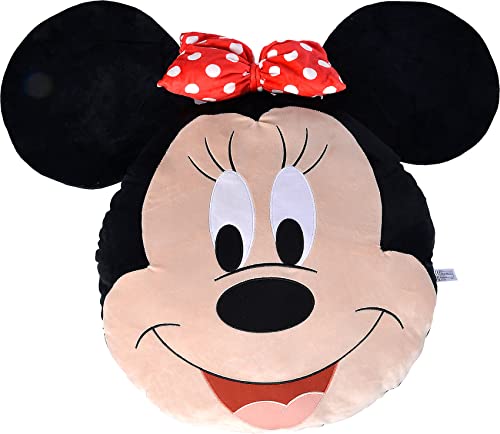 Simba 6315874374 - Disney Minnie Kissen, 50x50cm, Kinderzimmer Deko, Sitzkissen, Kuschelecke von Disney