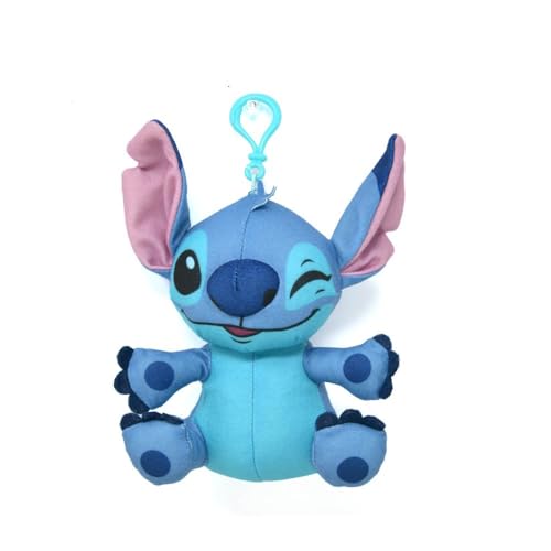 Stitch 15,2 cm Plüsch Reißverschluss Pull - Stofftier Clip Zubehör für Taschen und Rucksäcke von Disney