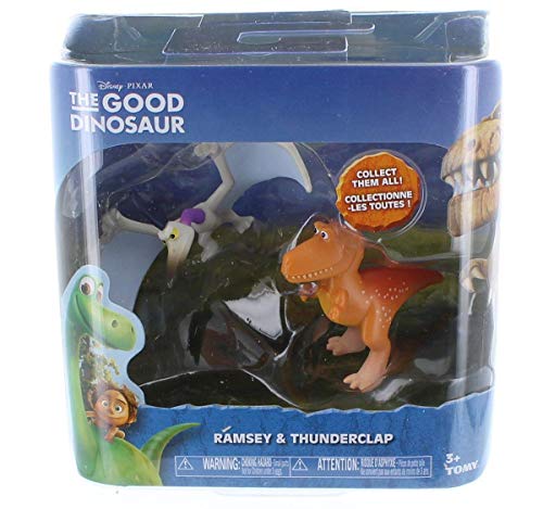 TOMY L62905 - Disney Pixar Der Gute Dinosaurier, 2-er Pack- Sammelfiguren rollierendes Sortiment von Disney