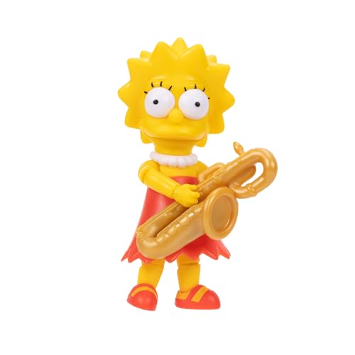 The Simpsons 176624 Die Simpsons 12,7 cm Lisa Sammel Actionfigur, Gelb von Disney