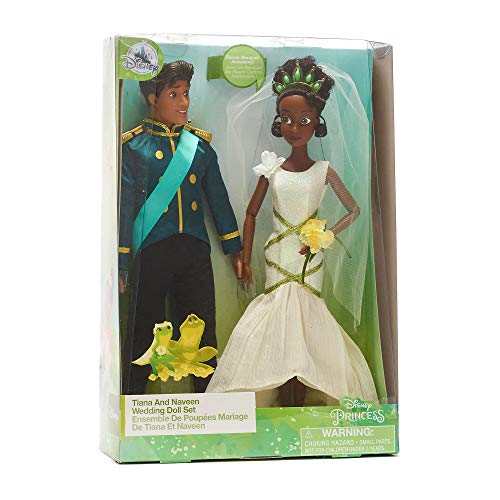 +d Disney Official Store Princess Tiana & Naveen Wedding Classic Doll Duo Set von Disney