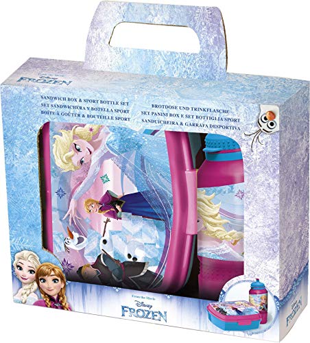 p:os e43206 Pausenset Disney Frozen, 2-teiliges Set im Geschenkkarton von Disney