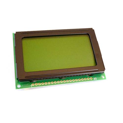 Display Elektronik LCD-Display Gelb-Grün 128 x 64 Pixel (B x H x T) 75.00 x 53.00 x 9.6mm DEM128064 von Display Elektronik