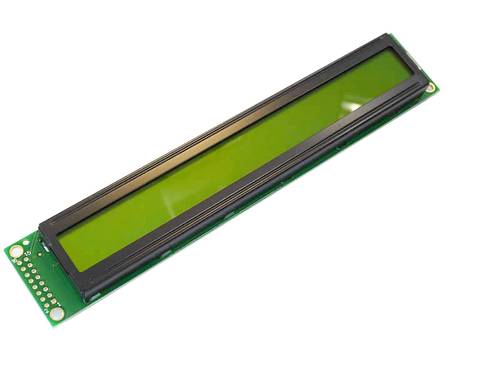 Display Elektronik LCD-Display Schwarz Gelb-Grün (B x H x T) 182 x 33.5 x 14mm DEM40271SYH-LY-CYR von Display Elektronik