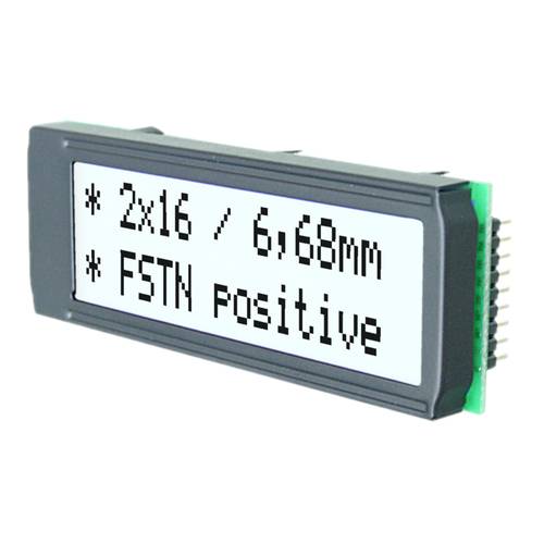 Display Elektronik LCD-Display Schwarz Weiß (B x H x T) 68 x 26.8 x 10.8mm von Display Elektronik