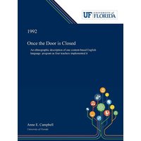 Once the Door is Closed von Dissertation Discovery Company