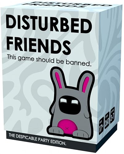 Disturbed Friends Die Einfach unverbesserliche Party-Edition | EIN tolles Partyspiel zum Spielen mit Freunden | Finde heraus, wie gestört Deine Freunde tatsächlich sind! UK Edition für Kinder ab 17 von Disturbed Friends