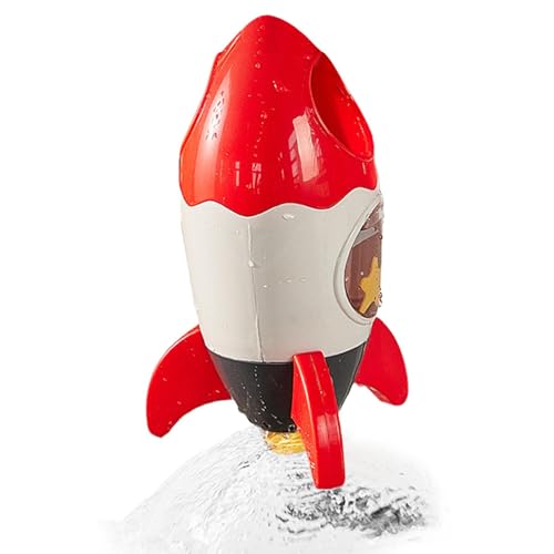 Bath Toys for Kids | Space Rocket Shape Bathtub Toys | Rotating Fountain Spray Toys | Fun Bath Toys for Girls | Bath Toys for Boys | Safe and Fun Enough Water for a Fun Bath Time von Diuyzoc