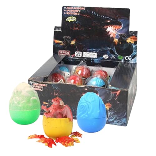 Hatching Growing Dinosaur Toys, Hatching Growing Dinosaur Toys, Goodie Bag Stuffers, Educational Dinosaur Toys, Ideal Stocking Filler Kids, Easy to Use, Portable for Kids von Diuyzoc