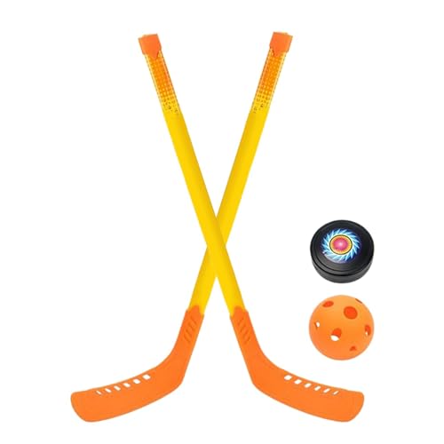 Kinder-Hockeyschläger, Jugend-Eishockeyschläger, Hockey-Set für Outdoor-Spielen, langlebige Materialien, einfach zu bedienen, 70,5 x 17 x 2 cm, 1 Set, für Anfänger von Diuyzoc