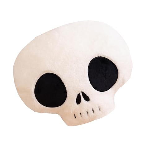 Spooky Plush Skull Doll | Halloween Bone Stuffed Toy | Soft Skull Plush For Halloween | Horror Skull Stuffed Animal | Plush Halloween Skull Decor | Good Comfort Ensured For Holding Or Placing Anywhere von Diuyzoc