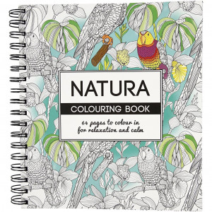 Achtsames Malbuch Natura 19,5x23cm - 64 Seiten von Diverse