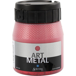 Art Metal Farbe, Lava-Rot(5112), 250 ml/ 1 Fl. von Diverse