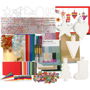 Bastelset für die Weihnachtsdeko, Sortierte Farben, 1 Set von Diverse
