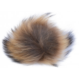 Pompon Quaste Marderhund Hellbraun 11-14 cm von Diverse