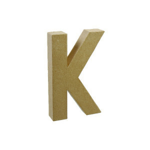 Buchstabe Karton K 20x11,5cm - 1 Stk von Diverse