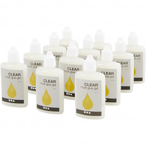 Clear Multi-Gelkleber, 12x27 ml von Diverse