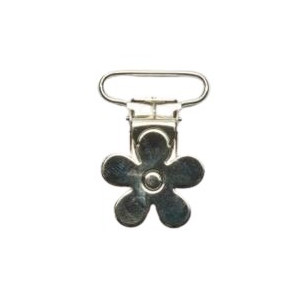 Hosenträgerclips Metall Blume 25mm - 1 Stk von Diverse