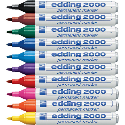 Edding Marker, Strich 1,5-3 mm, versch. Farben, 10 Stück / 1 Pk. Edding Marker, Strich 1,5-3 mm, versch. Farben, 10 Stück / 1 Pk. von Diverse
