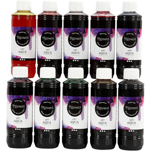 Flüssige Aquarellfarbe, Sortierte Farben, 250 ml/ 10 Pck von Diverse