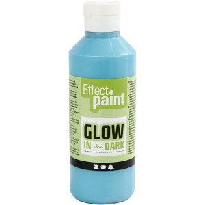 Fluoreszierende Farbe, Fluoreszierend Hellblau, 250 ml/ 1 Fl. von Diverse