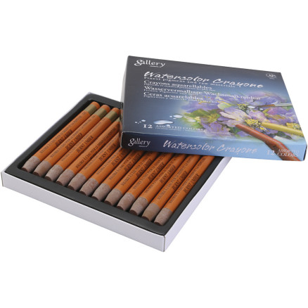 Gallery Aquarell-Kreide, Umbra gebrannt, 12 Stk/ 1 Pck Gallery Aquarell-Kreide, Umbra gebrannt, 12 Stk/ 1 Pck von Diverse