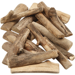 Holzstücke - Sortiment, L 6-14 cm, Dicke 15 mm, 610 g/ 1 Pck von Diverse