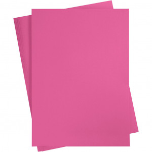 Karton, rosa, A2, 420x594 mm, 180 g, 100 Blatt/ 1 Packung. von Diverse