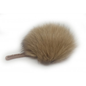 Pompon Quaste Kaninchenhaar Beige 90 mm von Diverse