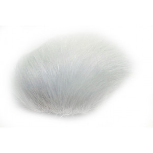 Pompon Quaste Kaninchenhaar Weiß 60 mm von Diverse