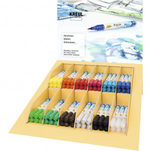 SOLO GOYA Aqua Paint Marker-Sets, Sortierte Farben, 6 Stk/ 12 Pck von Diverse