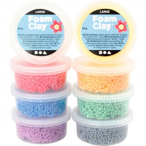 Foam Clay Large, 8x20g/ 1 Pck von Diverse